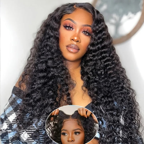 5x5 Curly Glueless Wigs Human Hair 13x6 Deep Wave Hd Lace Front Human Hair Wig Brazilian Ready To Wear Water Wave Lace Wigs